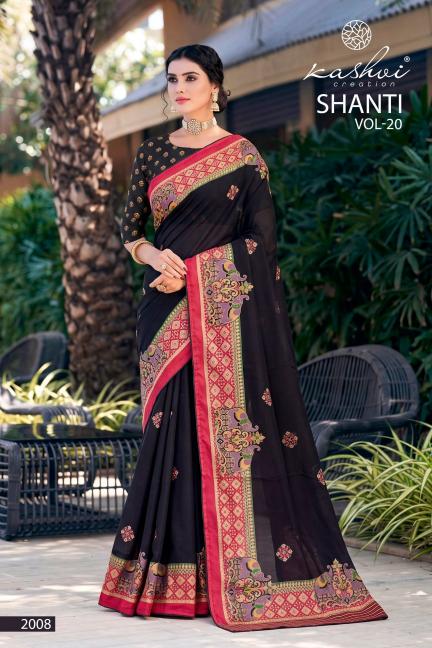 Kashvi shanti vol-20 saree wholesale market